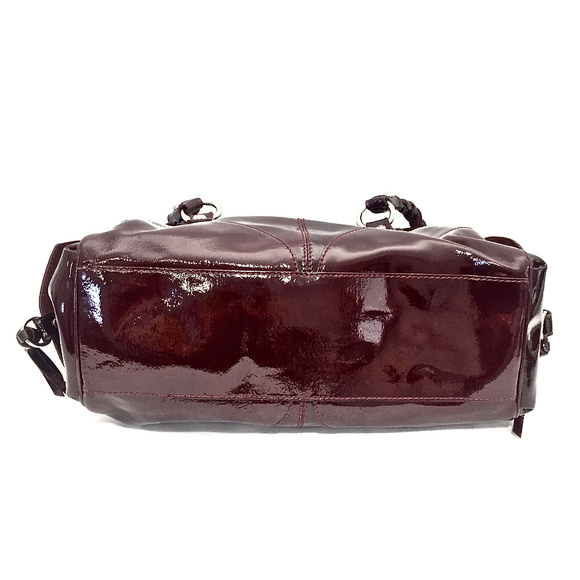 🍷 Francesco Biasia Wine Patent Leather Purse 🍷 - Picture 5 of 6